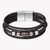 ZINK Men's Brown Stainless Steel & Leather Bracelet | ZJBC019LPBR