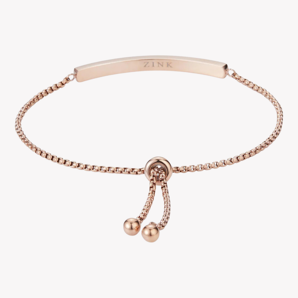 ZINK Women's Rose Gold Stainless Steel Bracelet | ZFBR004RGS