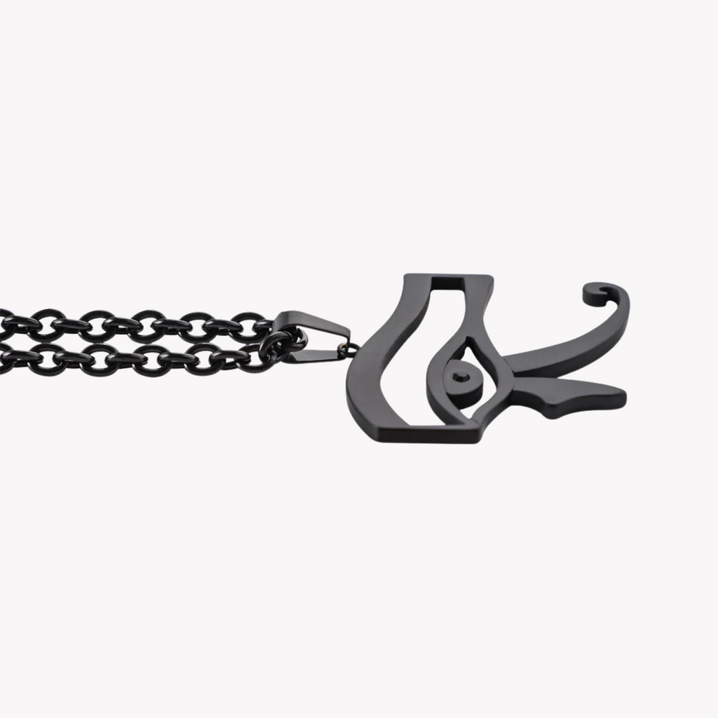 ZINK Men's Black Stainless Steel Necklace | ZJPD025B