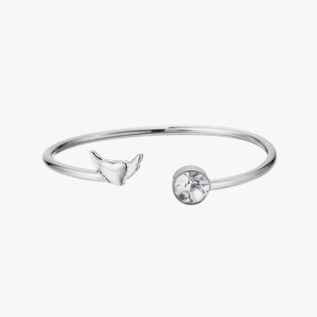 ZINK Women's Silver Stainless Steel Bracelet | ZFBG006SC