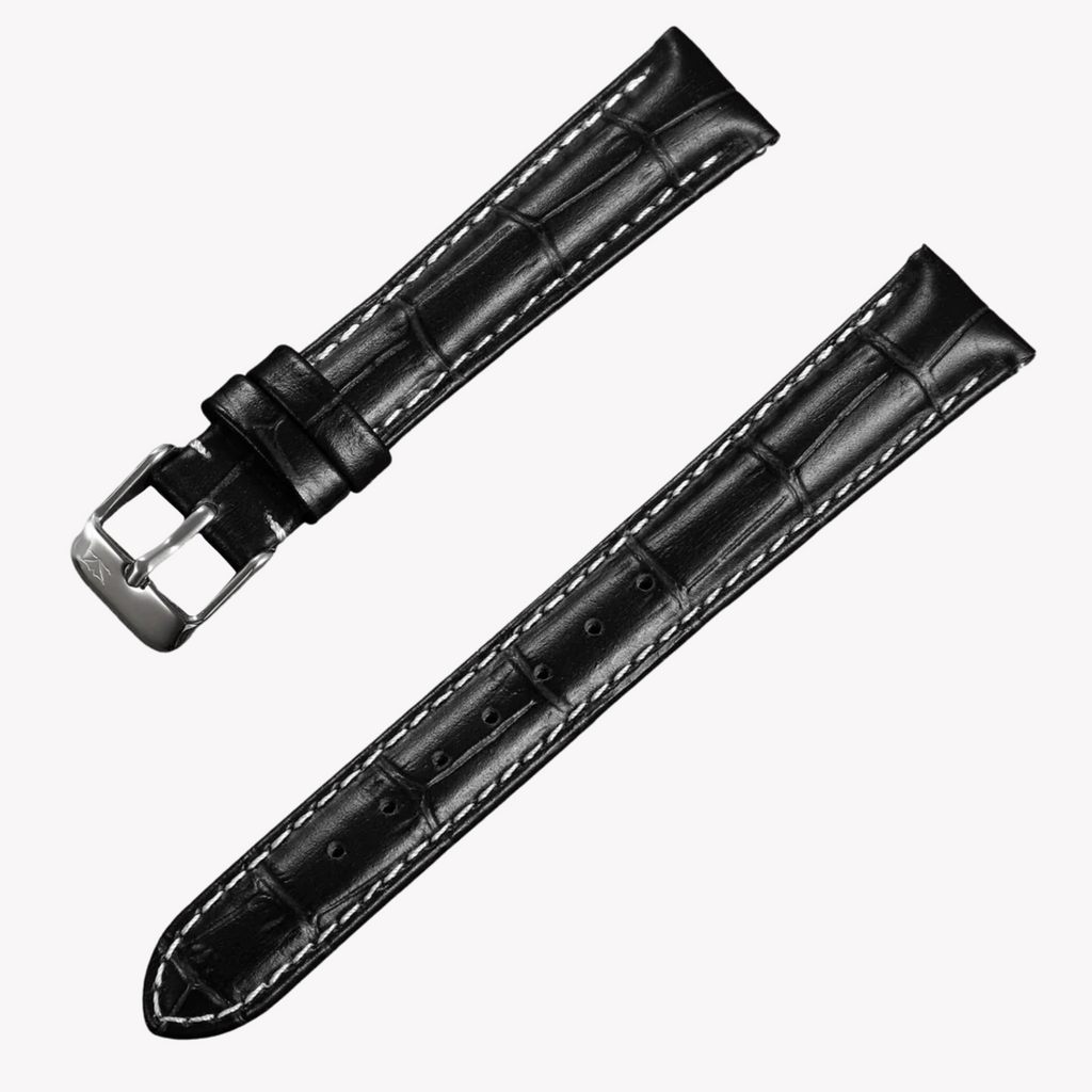 ZINK Women's Leather Watch Band - Black | ZLB006BS