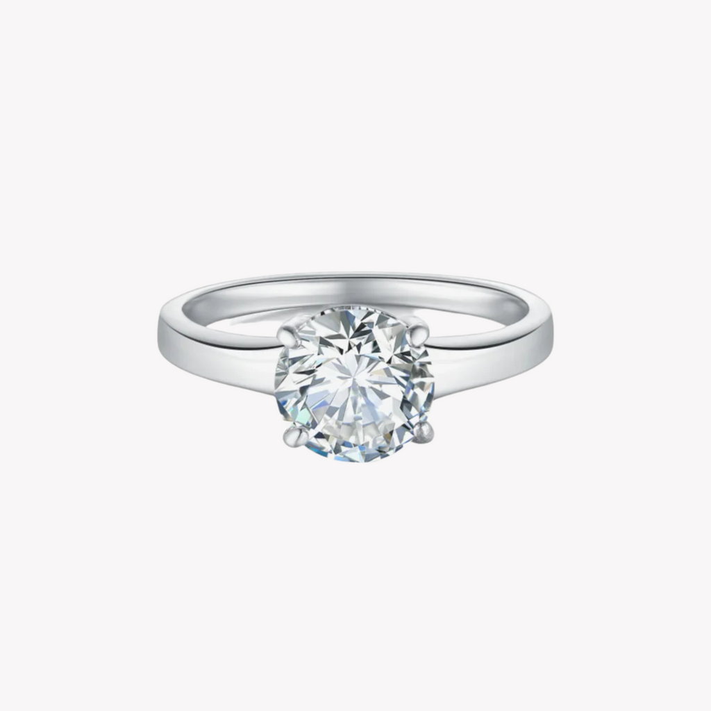 ZINK Women's Silver Stainless Steel Ring | ZFRG002SRC