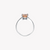 ZINK Women's Silver Stainless Steel Ring | ZFRG002SRCH