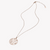 ZINK Women's Rose Gold Stainless Steel Necklace | ZFNL003RGS