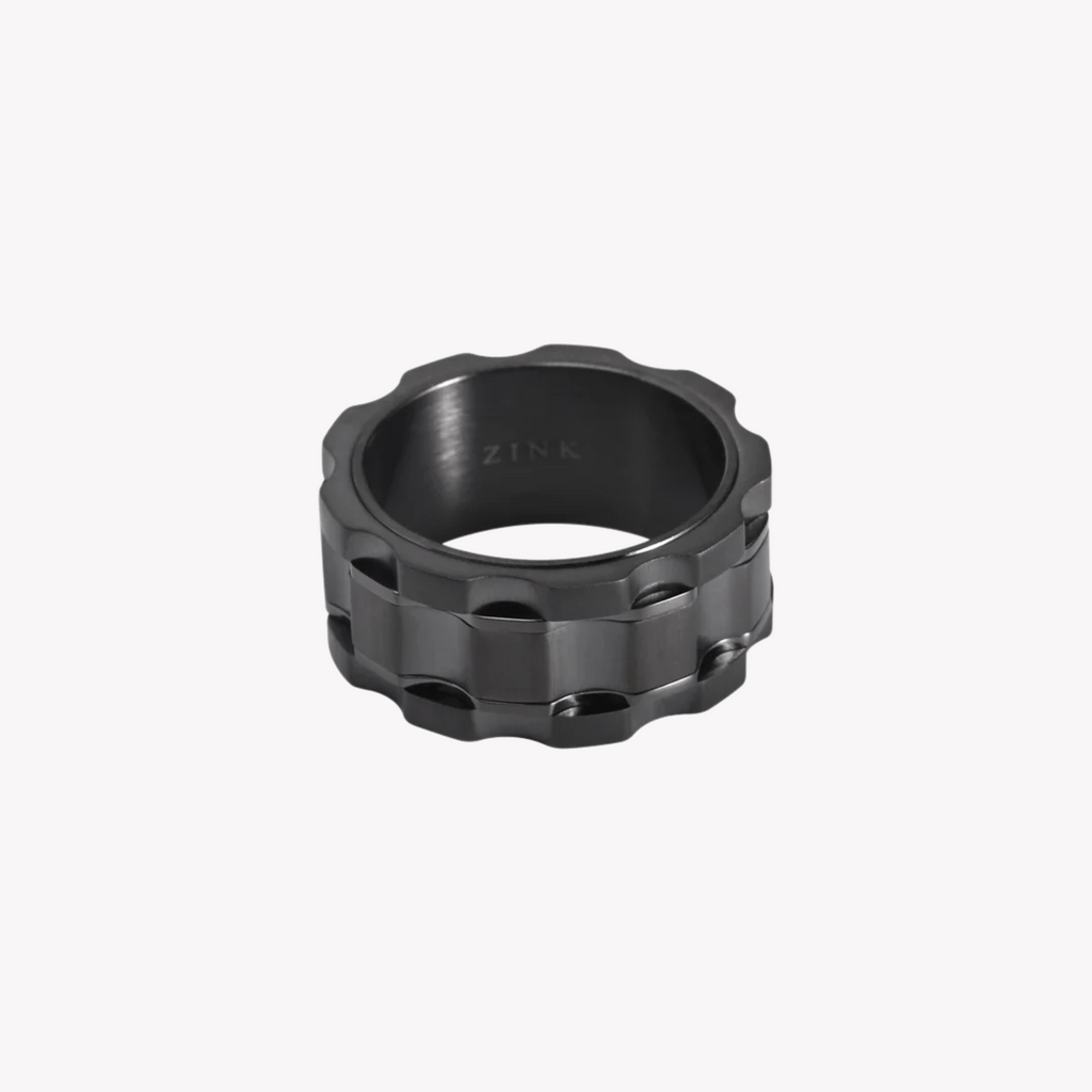 ZINK Men's Gun Stainless Steel Ring | ZJRG029GN