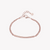 ZINK Women's Rose Gold Stainless Steel Bracelet | ZFBR012RG