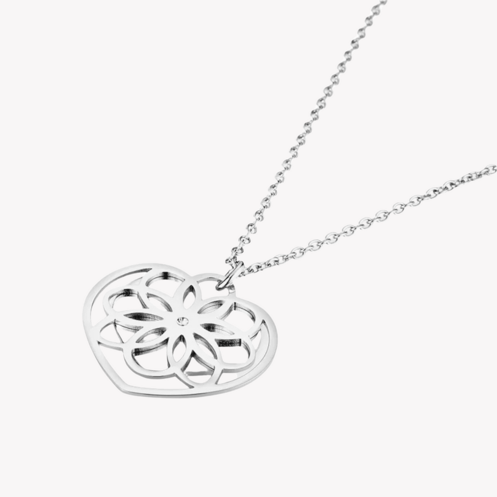 ZINK Women's Silver Stainless Steel Necklace | ZFNL004S