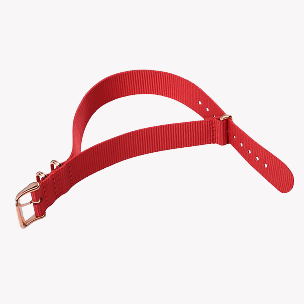 ZINK Women's Nylon Watch Band - Red | ZNB002RRG
