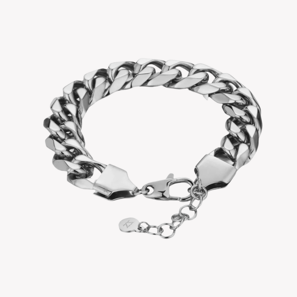 ZINK Women's Silver Stainless Steel Bracelet | ZFBR019S12M