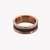 ZINK Men's Rose Gold & Black Stainless Steel Ring | ZJRG027RG