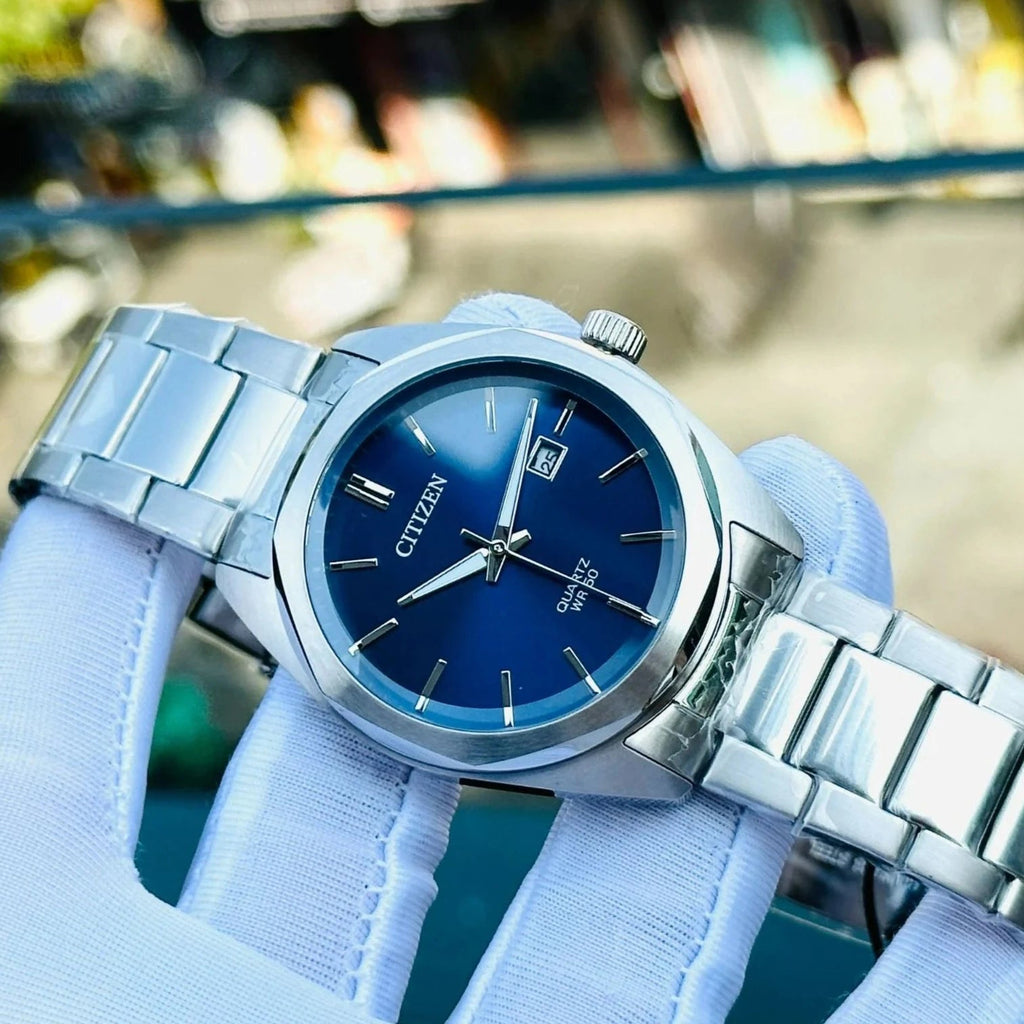 CITIZEN BI5110-54L - ELEGANTLY POWERED - MEN'S STAINLESS STEEL WATCH WITH BLUE DIAL