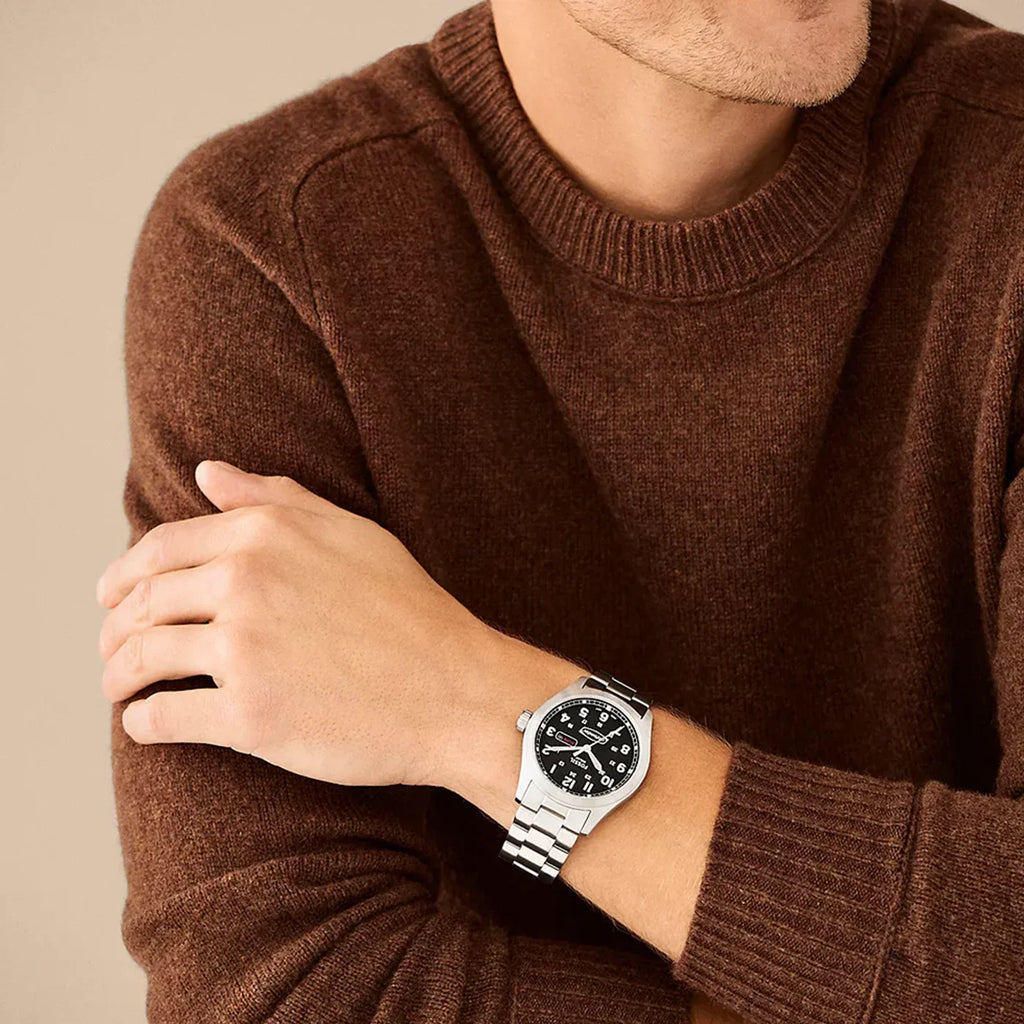 Defender Solar-Powered Stainless Steel Watch FS5976