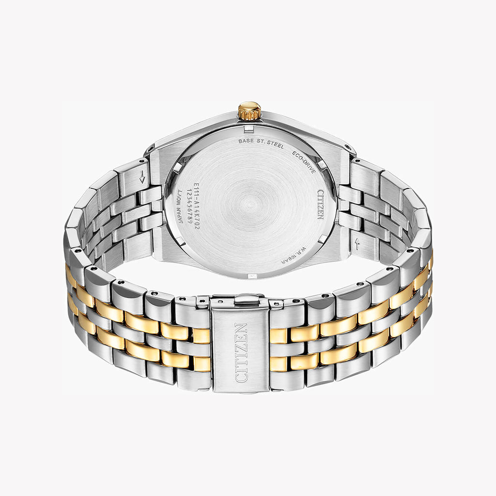 CITIZEN BM7334-58B DYNAMIC CHARM - ELEGANT ECO-DRIVE MEN'S WATCH with Silver & Gold Accent