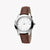 JUST CAVALLI Women's Watch with Silver Stainless Steel Case and Brown Leather Band