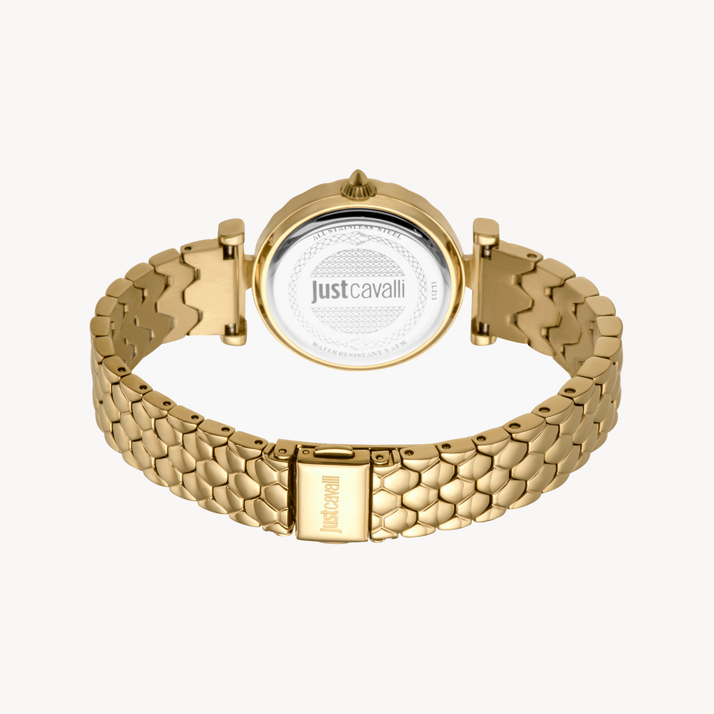 JUST CAVALLI JC1L213M0055 - ELEGANT GOLD-ACCENTED TIMEPIECE FOR WOMEN