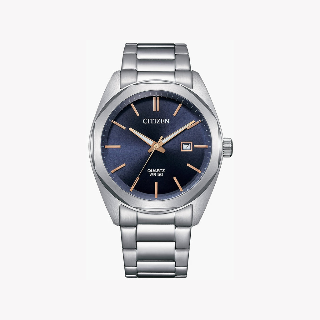 CITIZEN BI5110-54H - ELEGANT PERFORMANCE MEN'S WATCH IN STUNNING SILVER & BLUE