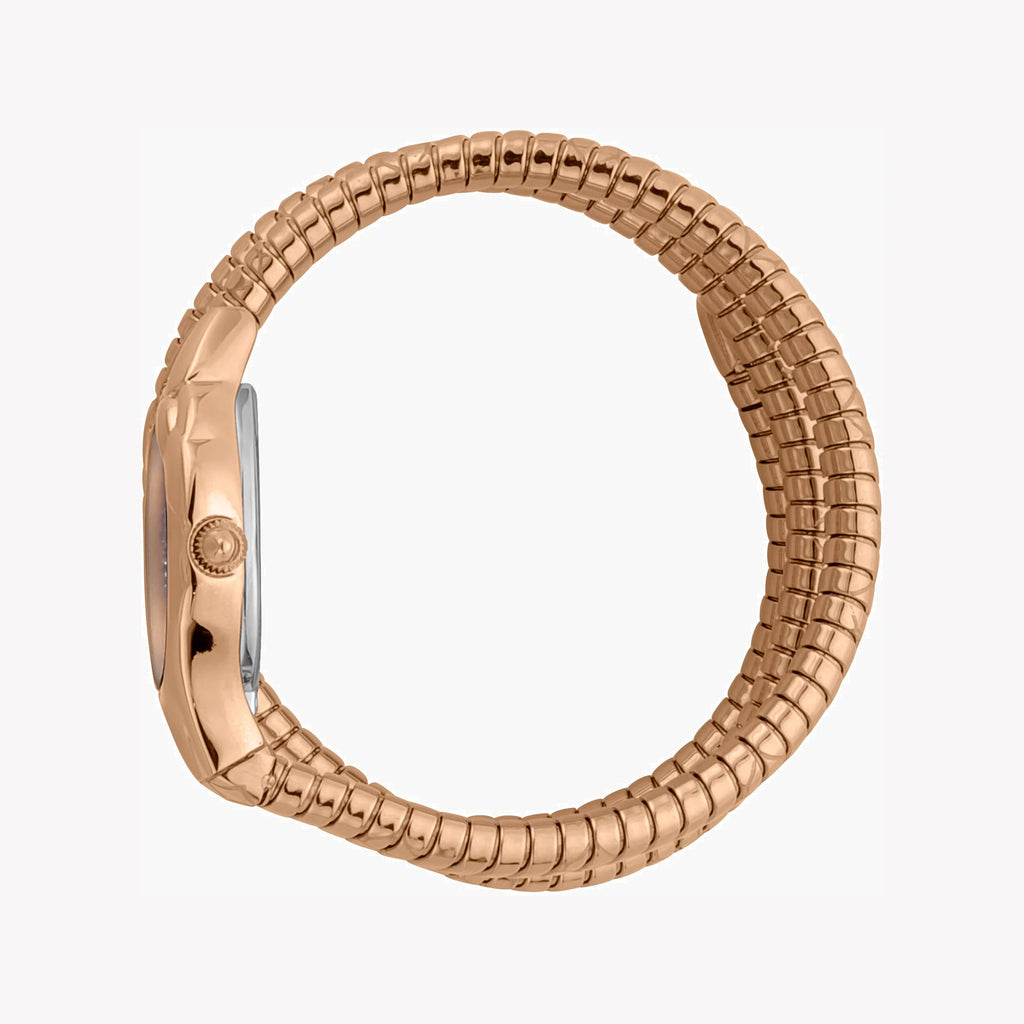 JUST CAVALLI Women's Watch with Rose Gold Stainless Steel Case and Rose Gold Stainless Steel Band