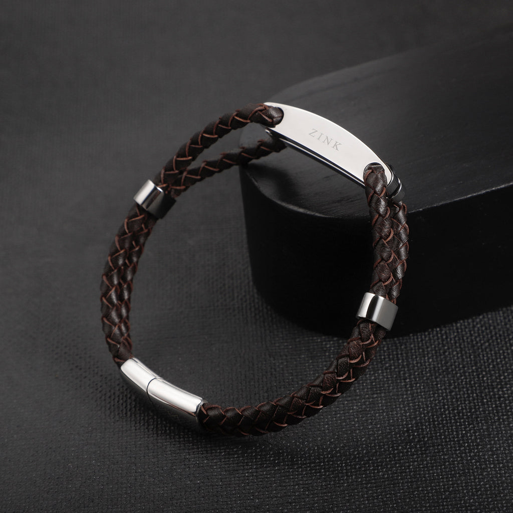 ZJBC016SLPBR-S ZINK Men's Bracelet Outlet