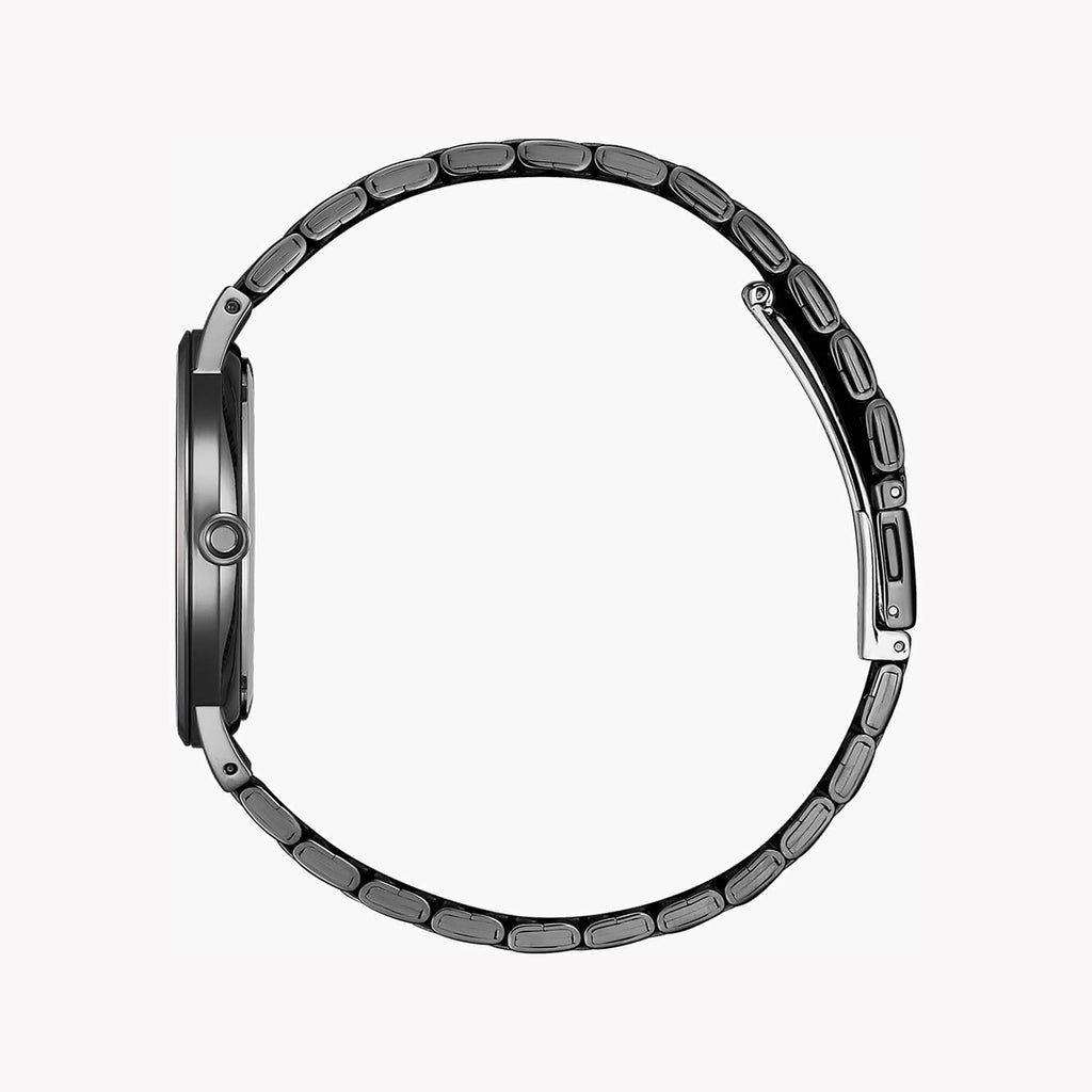 CITIZEN BI5127-51H - BOLD SOPHISTICATION: Men's Black Stainless Steel Watch with Precision Quartz Movement