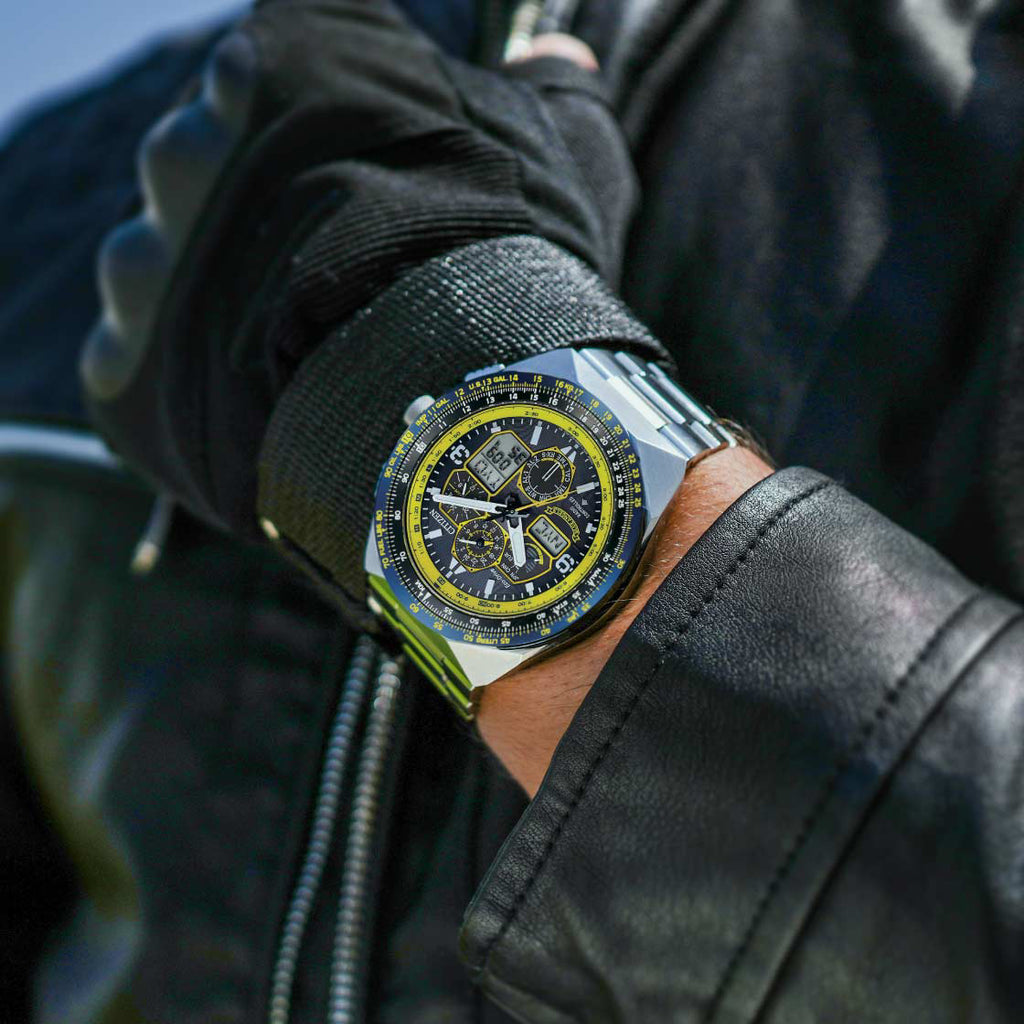 CITIZEN JY8125-54L - VIBRANT GREEN DIAL MEN'S WATCH: Precision Performance & Style