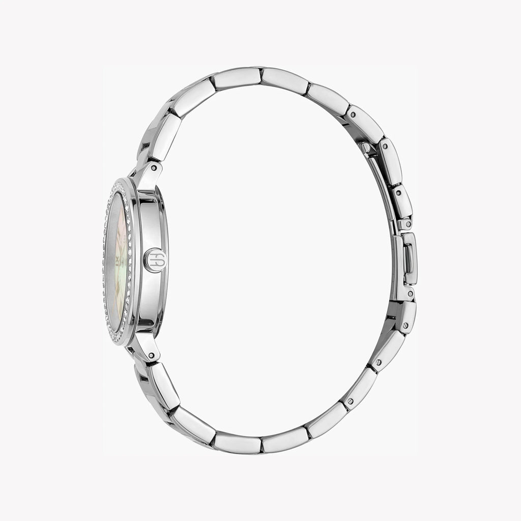 ESPRIT Women's Watch with Silver Stainless Steel Case and Silver Stainless Steel Band