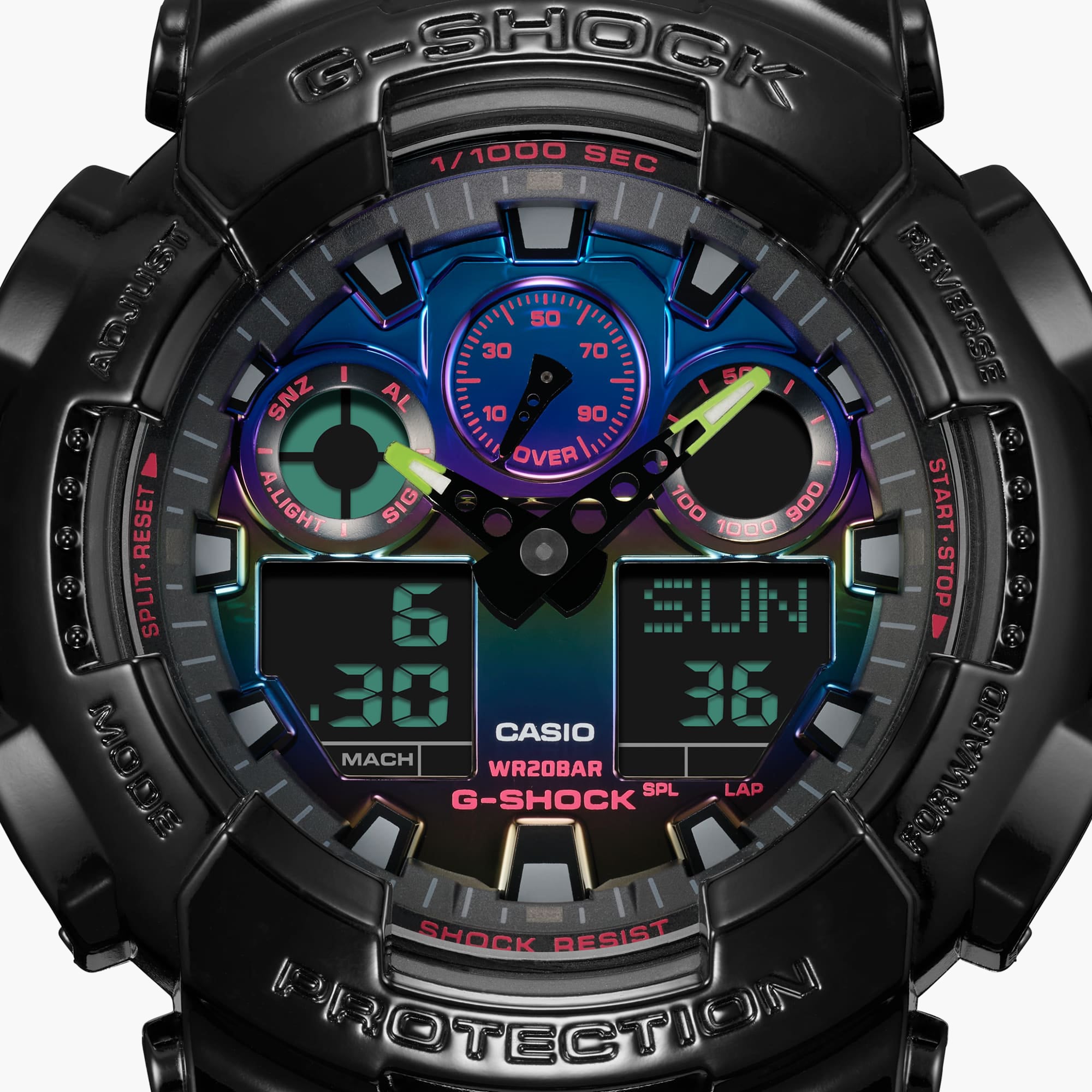 G-SHOCK GA-100RGB-1ADR Men's Watch