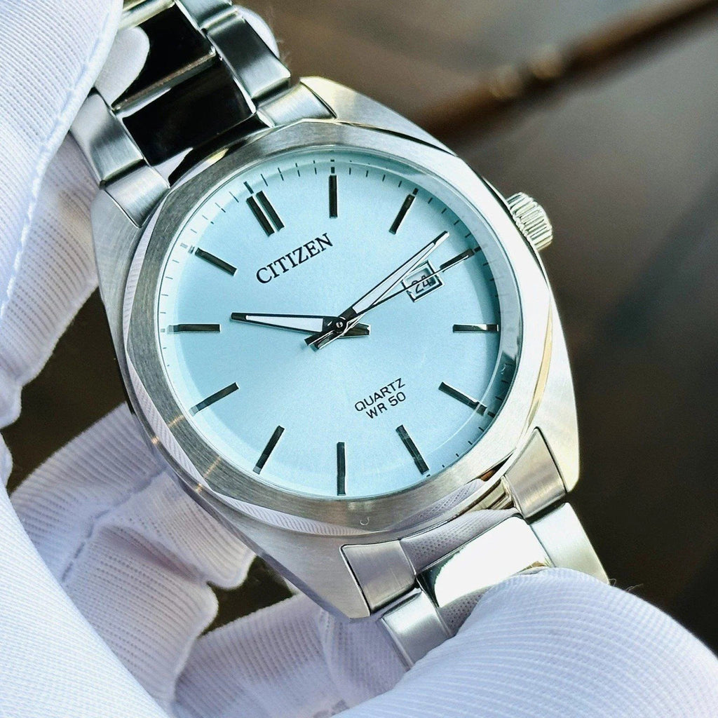 CITIZEN BI5110-54M - ELEGANT STAINLESS STEEL MEN'S WATCH WITH DATE FUNCTION & WATER RESISTANCE