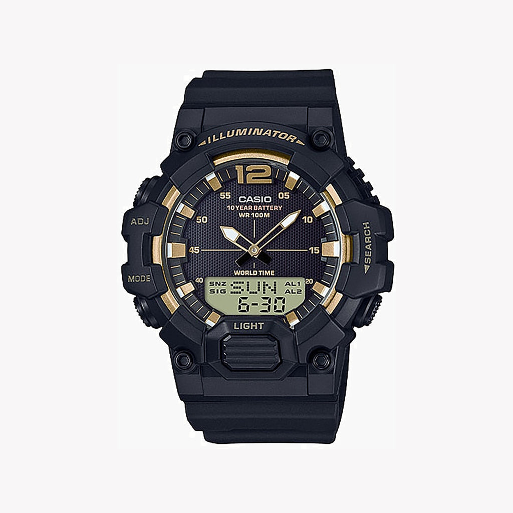 CASIO HDC-700-9AVDF SPORTY ADVENTURE - MEN'S BLACK DIGITAL TIMEPIECE with Robust Resin Design and 100m Water Resistance