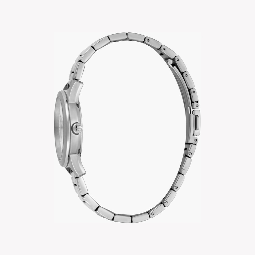 ESPRIT Women's Watch with Silver Stainless Steel Case and Silver Stainless Steel Band