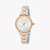 JUST CAVALLI Women's Watch with Silver & Rose Gold Stainless Steel Case and Silver & Rose Gold Stainless Steel Band