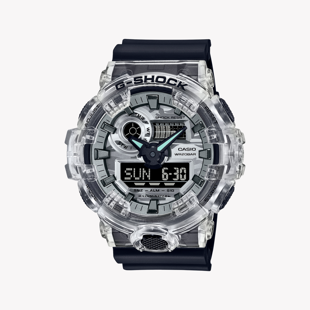 CASIO G-SHOCK GA-700SKC-1ADR BOLD ADVENTURE - MEN'S STYLISH TIMEPIECE WITH DIGITAL DISPLAY