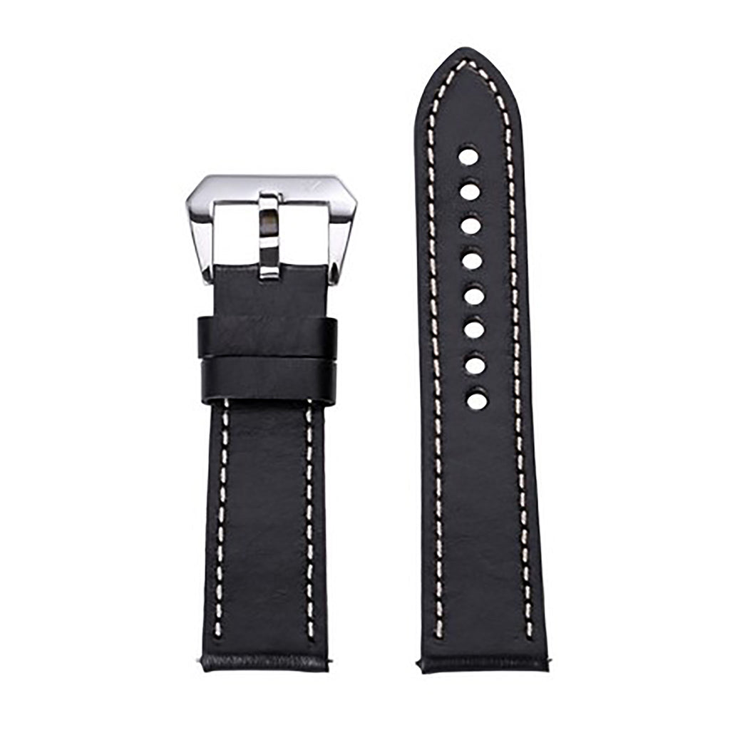 ZLB003BS-24 Zink Thick Genuine Leather Strap Outlet