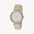 ESPRIT Women's Watch with Silver Stainless Steel Case and Beige Leather Band
