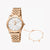 JUST CAVALLI Women's Watch with Rose Gold Stainless Steel Case and Rose Gold Stainless Steel Band
