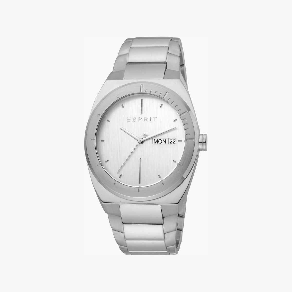 ESPRIT ELEGANCE ES-320 SILVER STAINLESS STEEL MEN'S WATCH - TIMELESS STYLE & DURABILITY