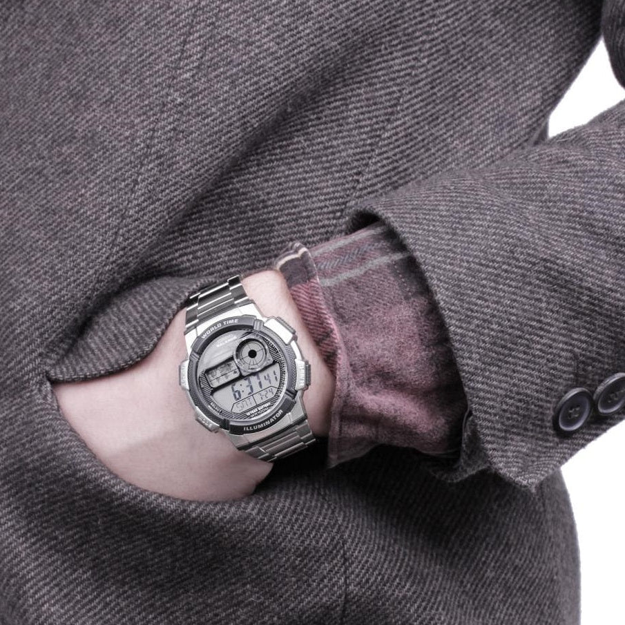 CASIO AE-1500WH-8BVDF BOLD ADVENTURE - MEN'S SPORTY RESIN WATCH WITH MULTI-FUNCTIONAL FEATURES