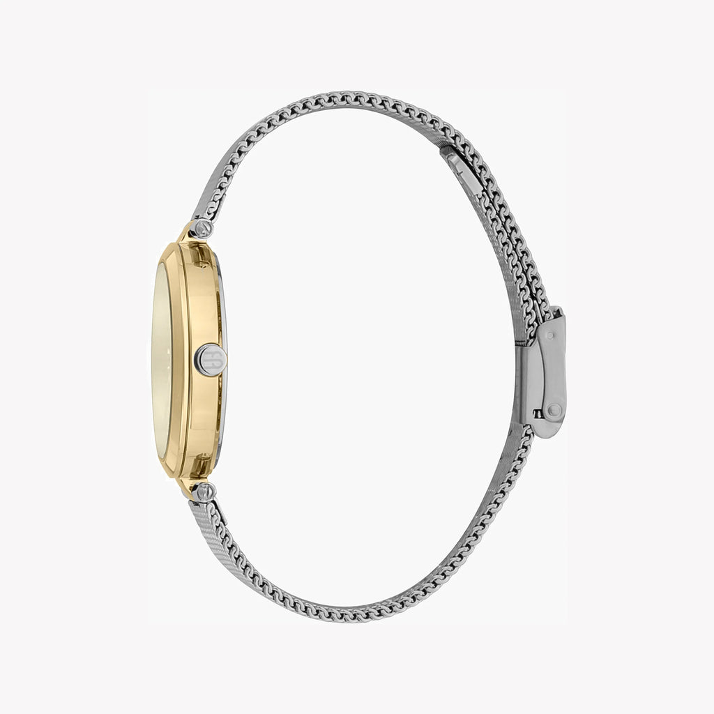 ESPRIT Women's Watch with Silver Stainless Steel Case and Silver Stainless Steel Band