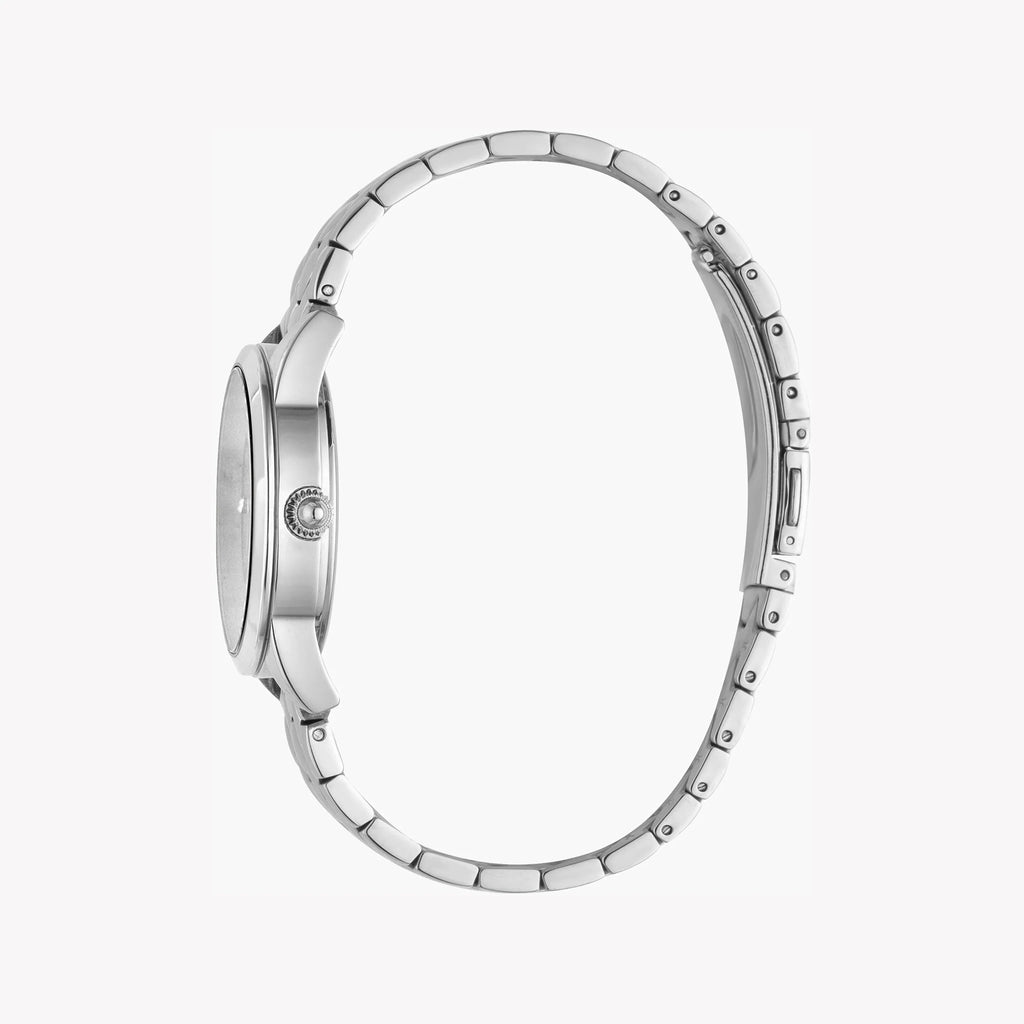 JUST CAVALLI Women's Watch with Silver Stainless Steel Case and Silver Stainless Steel Band