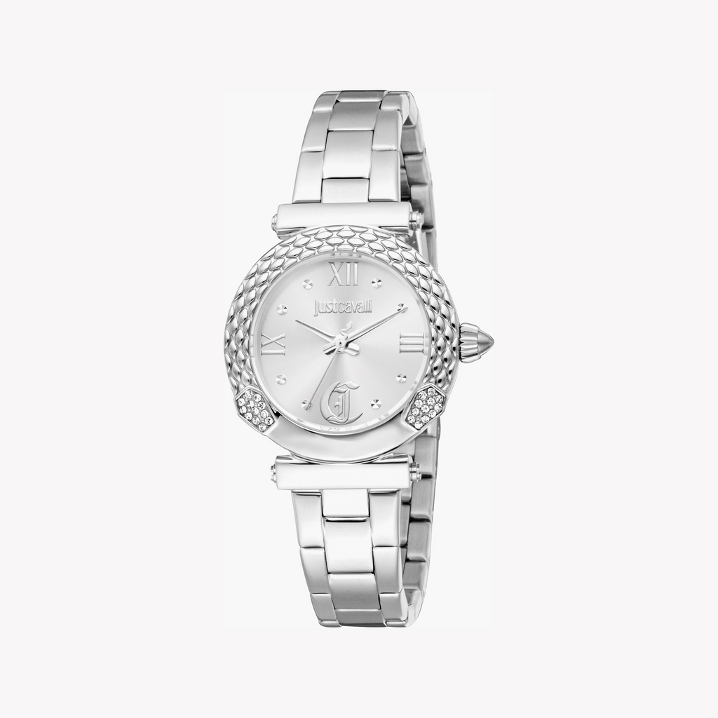 JUST CAVALLI JC1L332M0045 - STYLISH CHARISMA SILVER DIAL WOMEN'S WATCH