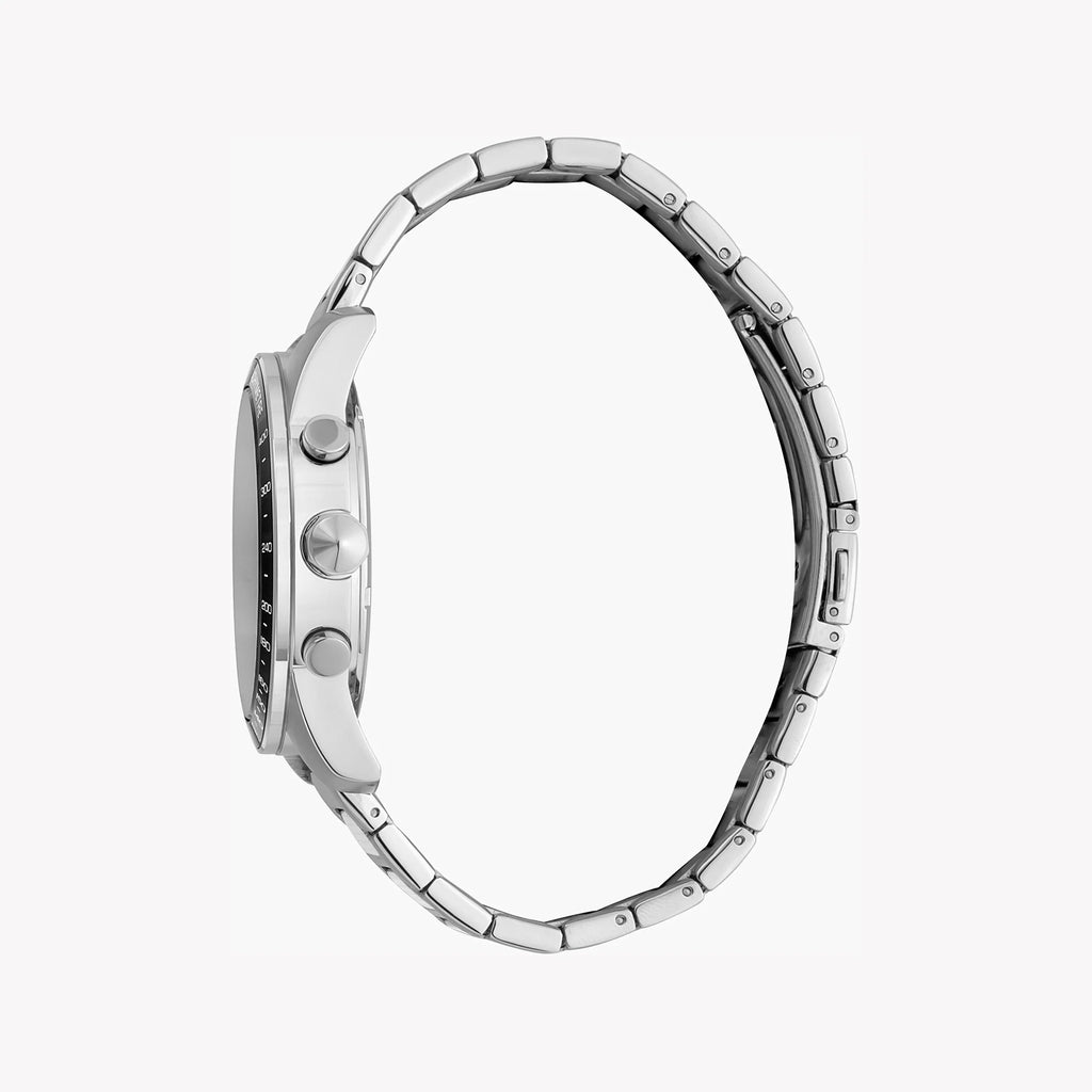 JUST CAVALLI JC1G204M0045 MEN'S ELEGANT SILVER STAINLESS STEEL TIMEPIECE - TIMELESS SOPHISTICATION