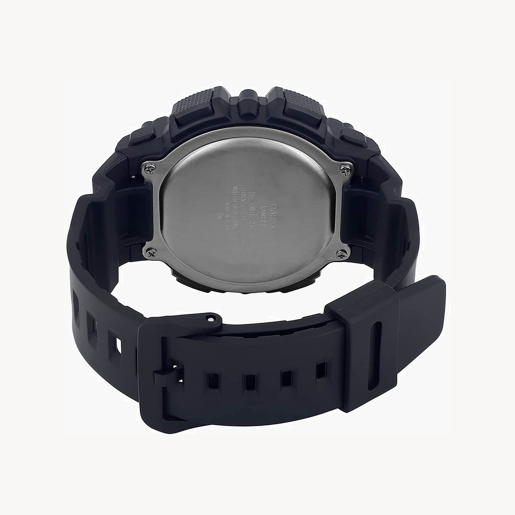 CASIO WS-1500H-1AVDF SPORTY ADVENTURER - MEN'S RUGGED DIGITAL WATCH with Black Resin Band and Bold Design