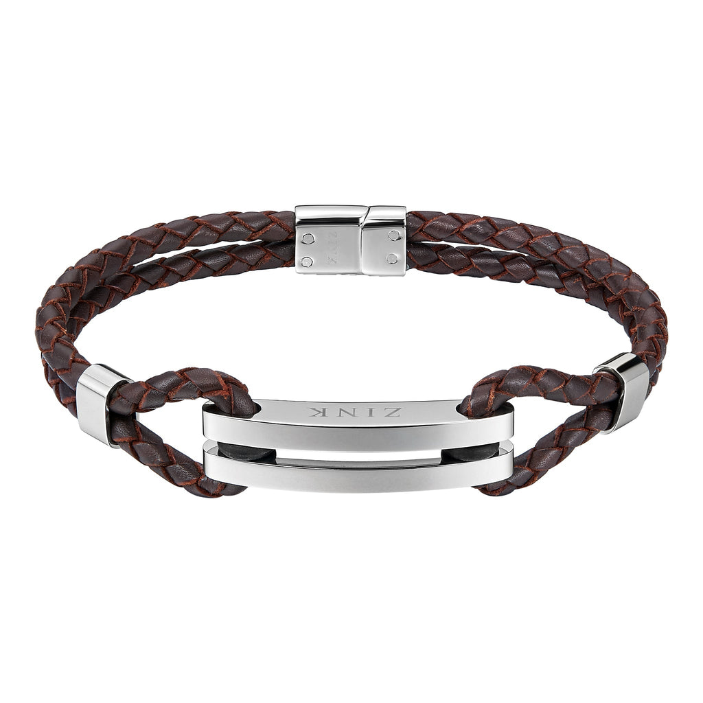 ZJBC016SLPBR-S ZINK Men's Bracelet Outlet
