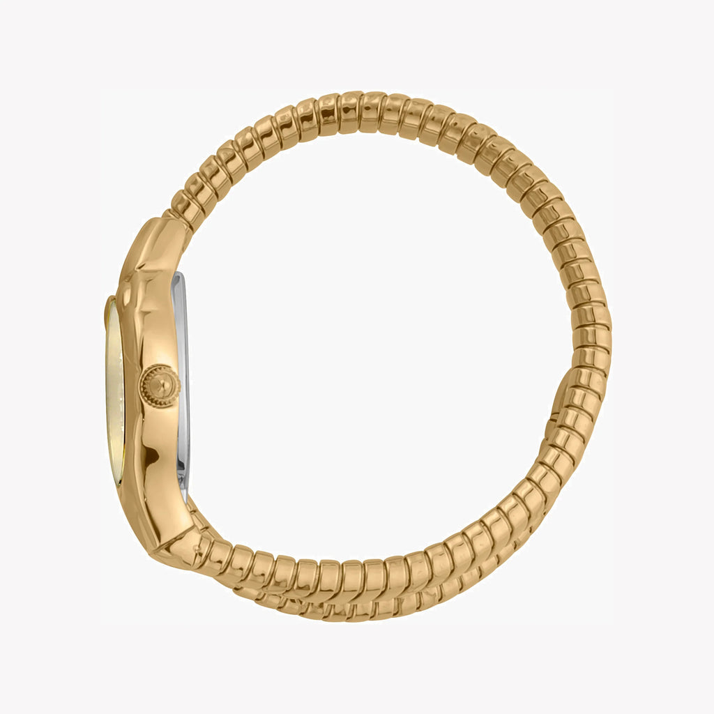 JUST CAVALLI Women's Watch with Gold Stainless Steel Case and Gold Stainless Steel Band