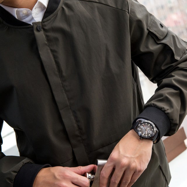 CITIZEN BI1045-05E BOLD PERFORMANCE - MEN'S BLACK STAINLESS STEEL SPORT WATCH