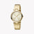 ESPRIT Women's Watch with Gold Stainless Steel Case and Gold Stainless Steel Band