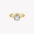 ZINK Women's Gold Stainless Steel Ring | ZFRG002GRC