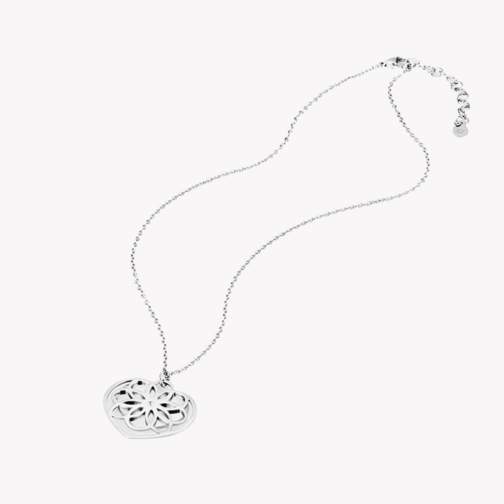 ZINK Women's Silver Stainless Steel Necklace | ZFNL004S