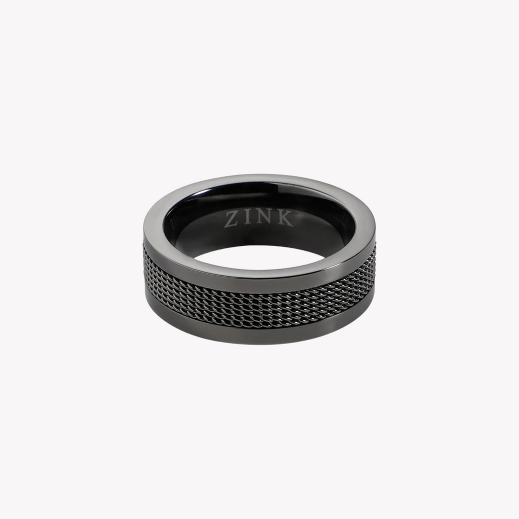 ZINK Men's Gun Stainless Steel Ring | ZJRG018SPIG