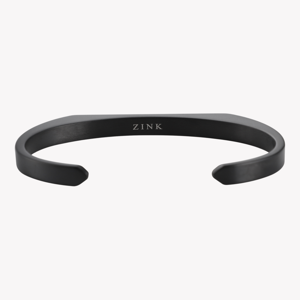 ZINK Men's Black Stainless Steel Bracelet | ZJBC056B