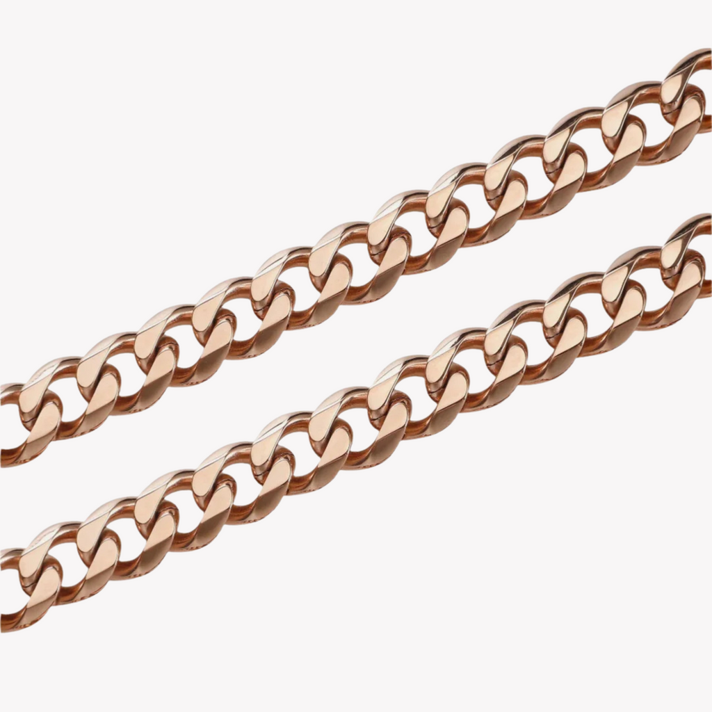 ZINK Women's Rose Gold Stainless Steel Necklace | ZFNL009RG